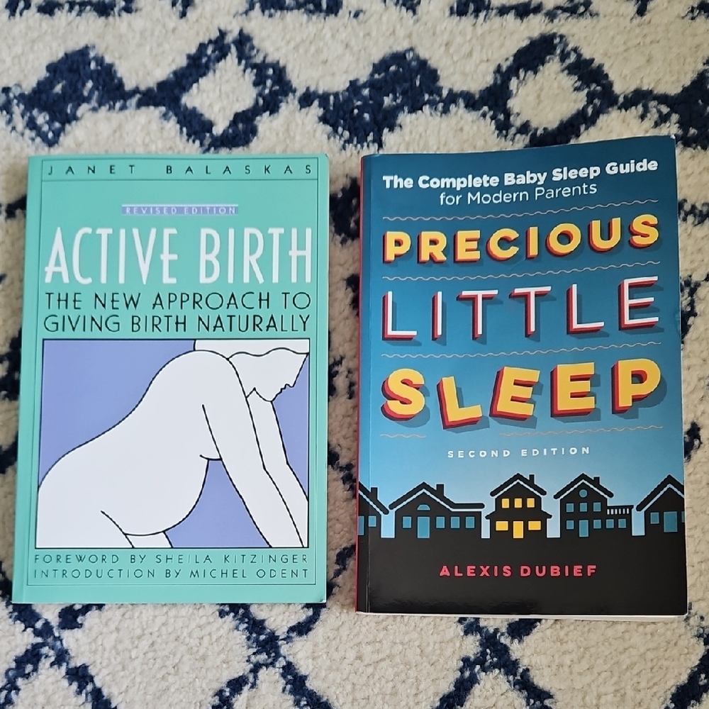 Bundle Of 2 Books: Active Birth and Precious Little Sleep